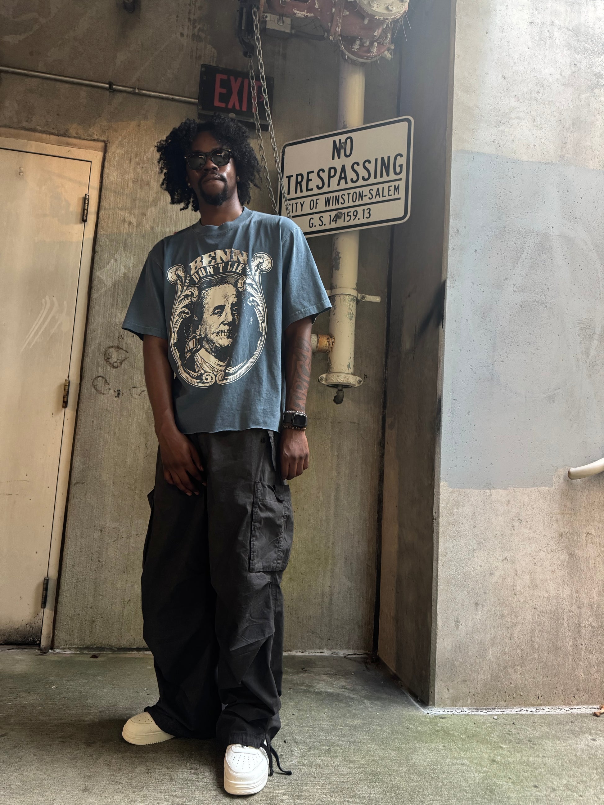 BENJI BLUE BENN NEVER LIE TEE