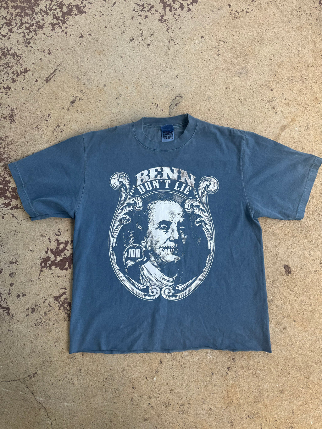 BENJI BLUE BENN NEVER LIE TEE