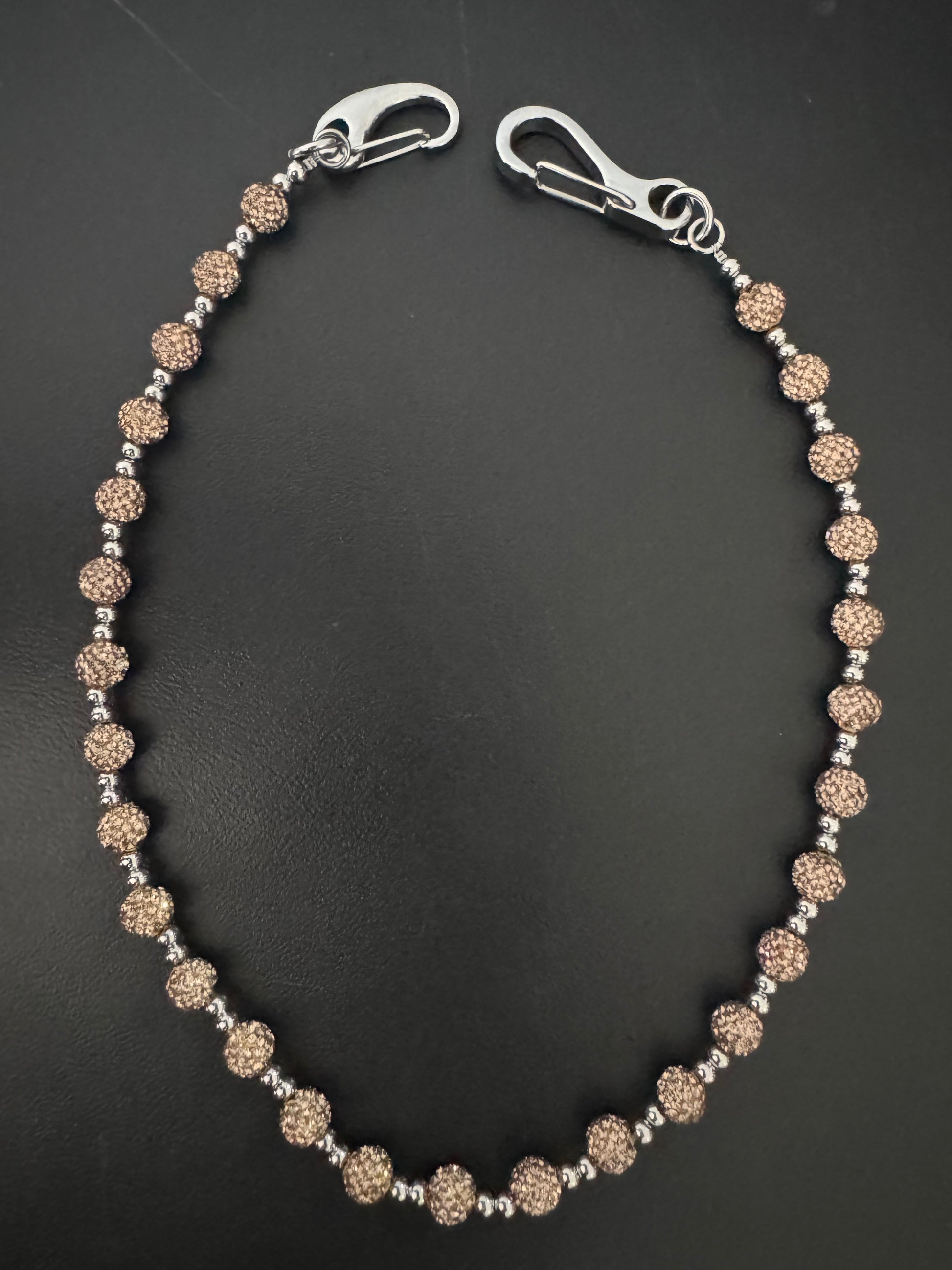 RMS Gold Stone Biker Chain