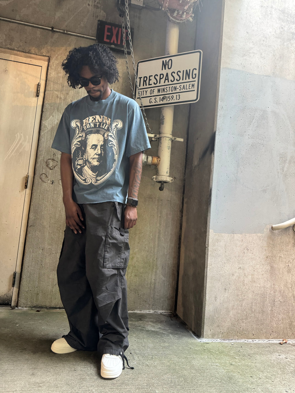 BENJI BLUE BENN NEVER LIE TEE